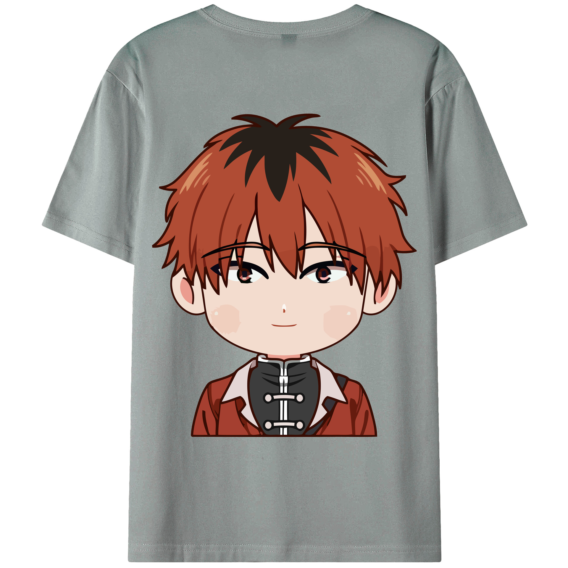 （画像用） 葬送のフリーレン Frieren 綿100％ メンズ半袖Tシャツ（バックプリント） 通気性